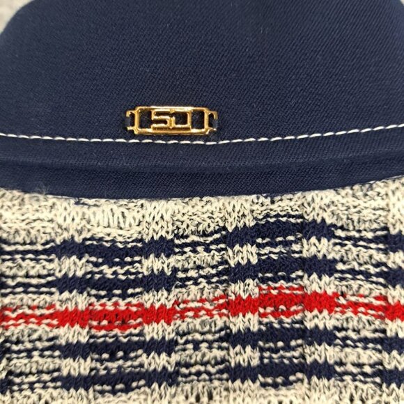 St. John Sport by Marie Gray Red White & Blue Jacket with Undershirt Size S - Picture 8 of 12